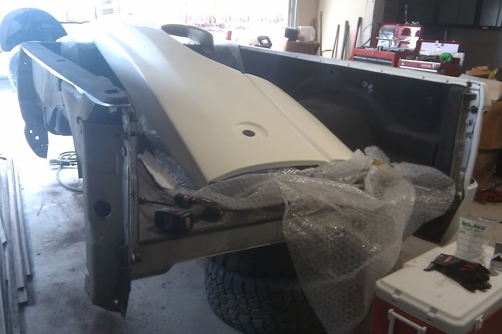 Glassworks Unlimited Fiberglass body Install Dodge Cummins Diesel Forum