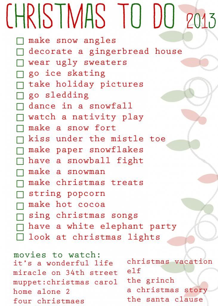 Sincerely Peachy Free Printable Christmas To Do