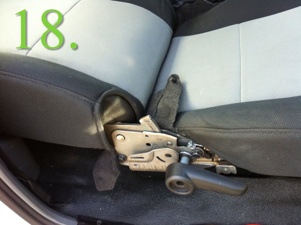 How to make Passenger seat recline (almost) fully The Ranger Station