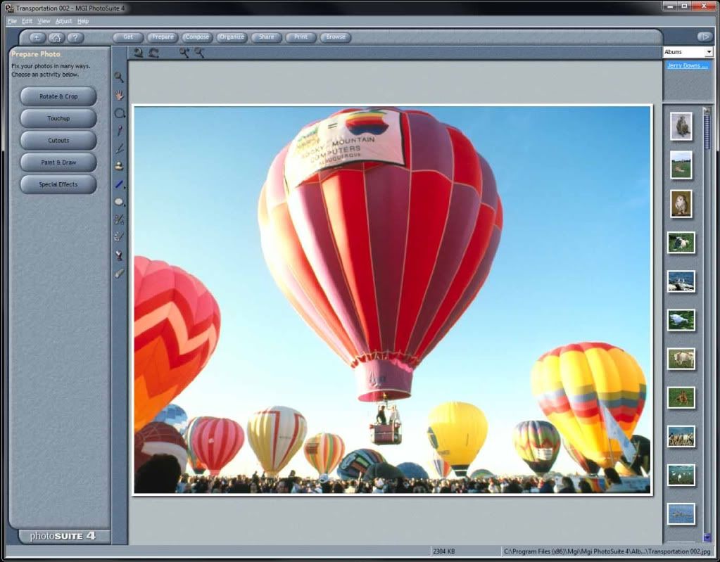 MGI Roxio Photosuite 4 0 Photovista 2 0 Image Editor CD Free | eBay