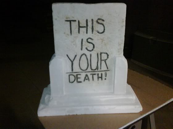 Upgrading 30 Year Old Foam Tombstones 