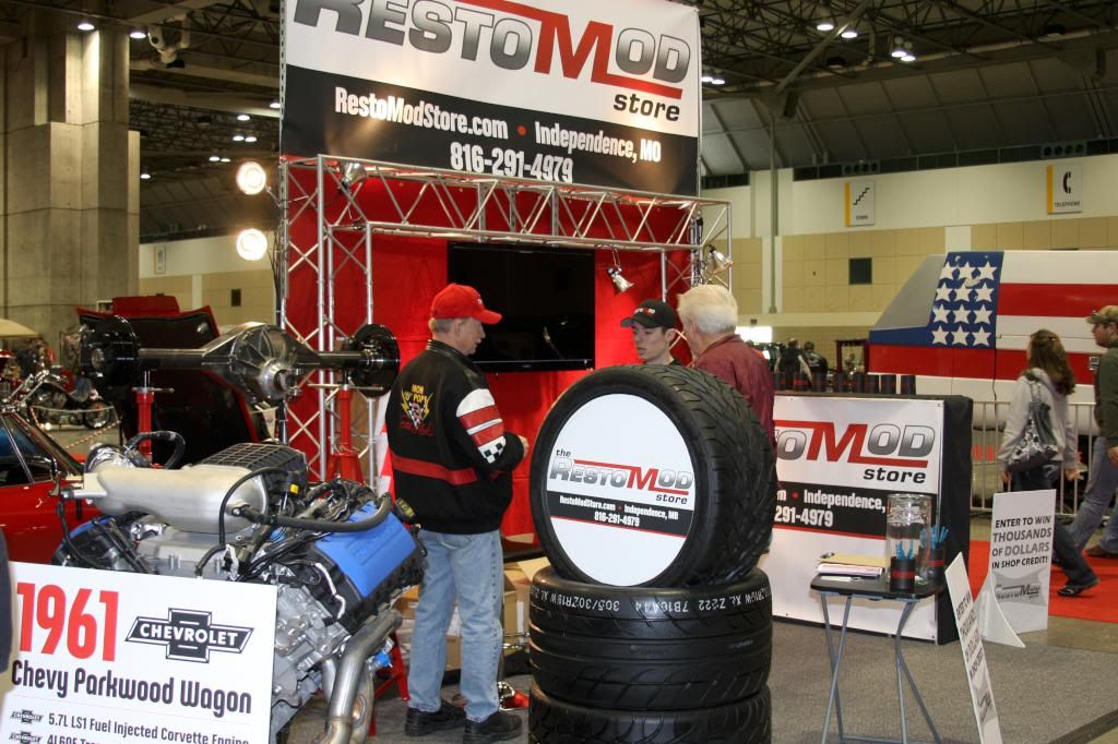 The RestoModStore booth at World of Wheels 2012 - Kansas City