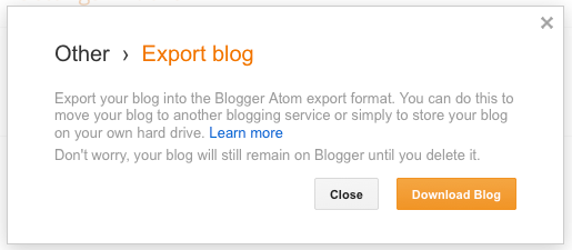 How to Backup Blogspot Blogger Blog Easily