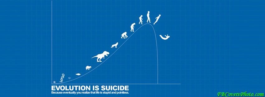 Evolution of Suicide Funny Cover