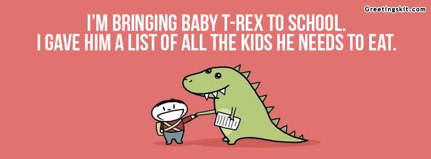 Baby T-Rex Timeline Cover Picture
