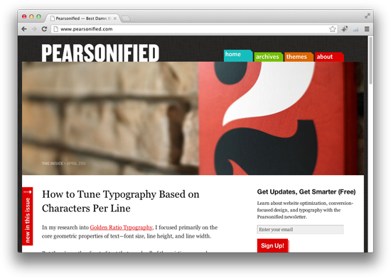 I love Pearsonified Blog Design