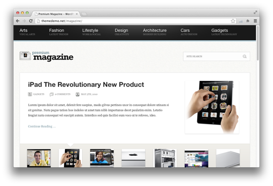 Premium Magazine WordPress Themes