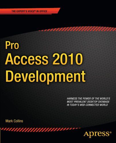 Pro Access 2010 Development