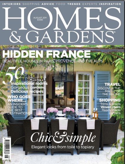 Homes and Gardens - August 2011