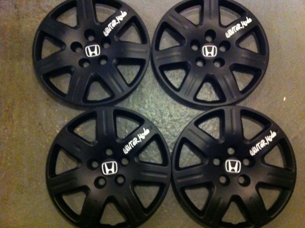 2012 Honda civic black hubcaps #3