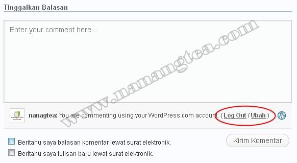 Edit URL dan nama
