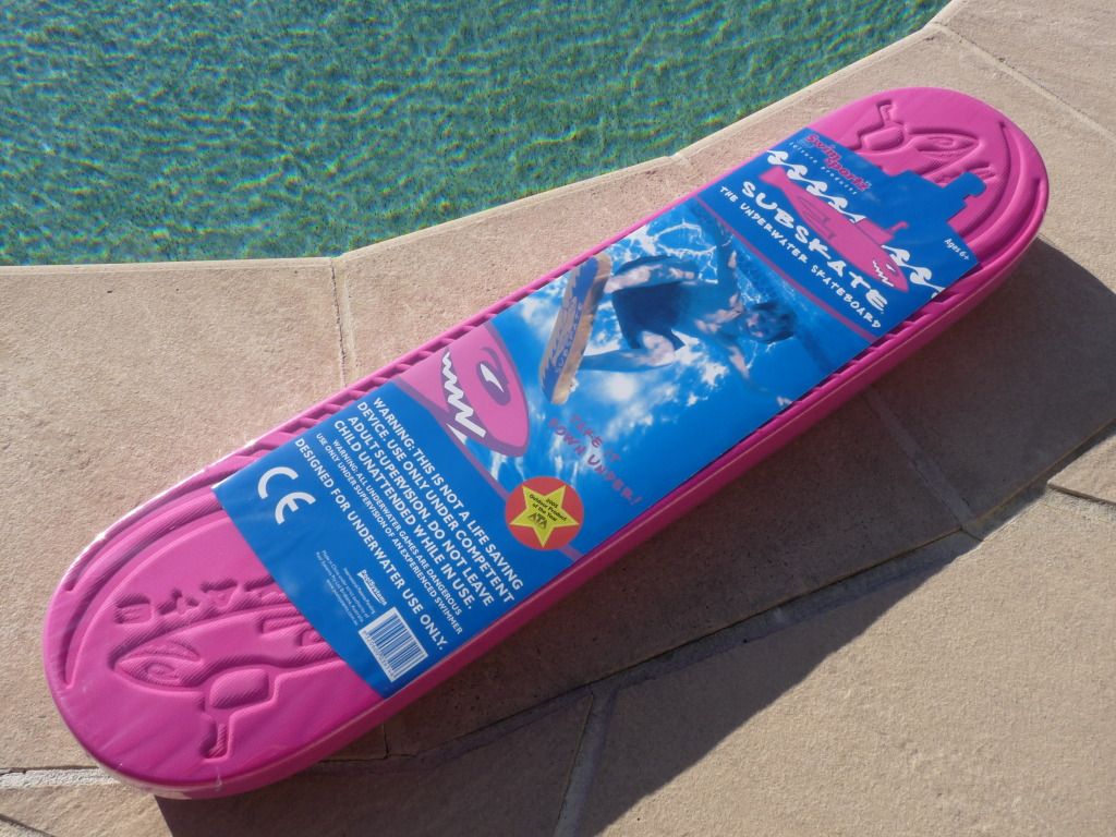 Subskate Pink The Underwater Skateboard Swimming Pool Toy