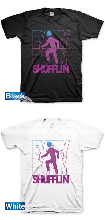 LMAFO EVERYDAY IM SHUFFLIN Shuffling Purple T Shirt  