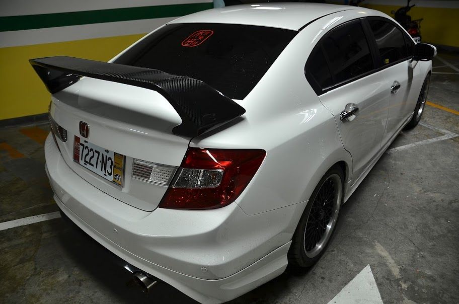 FD2 rear wing/spolier on 9thgencivic