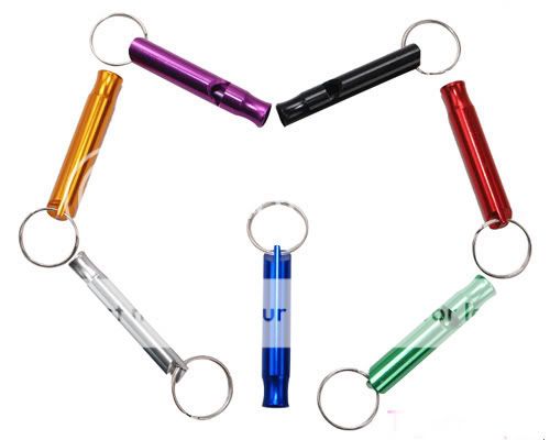 Mini Multicolor Emergency Whistle Camping Hiking Survival  