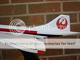 Japan Airlines CONCORDE Model Aircraft Airplane Wood JAL 日本航空 