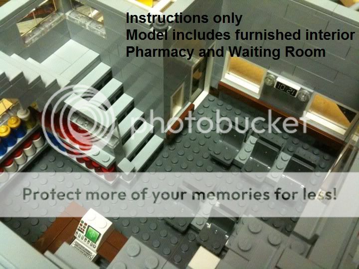 Custom Lego Modular Building Instructions 003 Hospital  