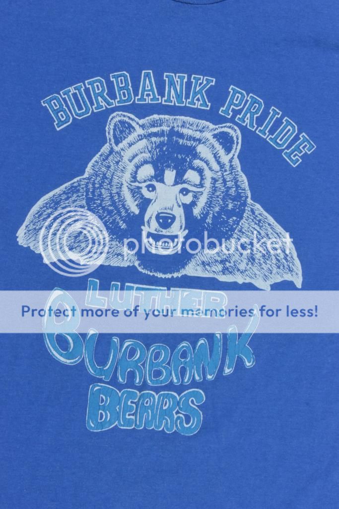 Vintage Luther Burbank Bears Pride T Shirt Size S