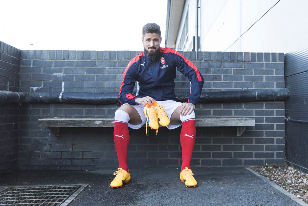 PUMAFOOTBALL_Q2_evoPOWER_OlivierGiroud evoPOWER and evoSPEED colour updates released Run Ride Dive Home New Products