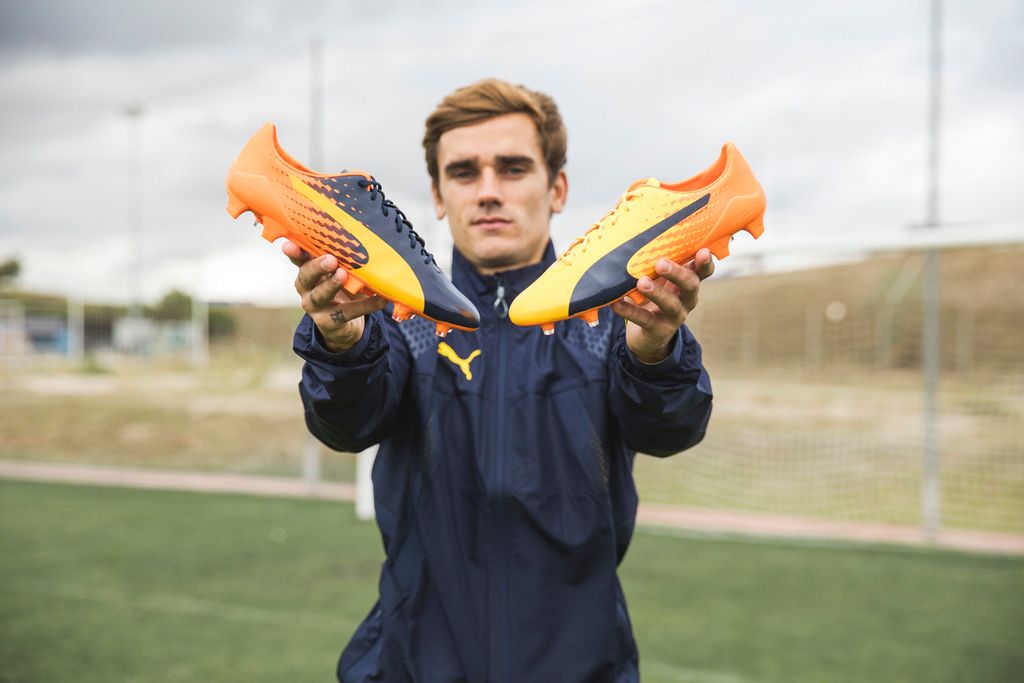 PUMAFOOTBALL_Q2_evoSPEED_AntoineGriezmann evoPOWER and evoSPEED colour updates released Run Ride Dive Home New Products
