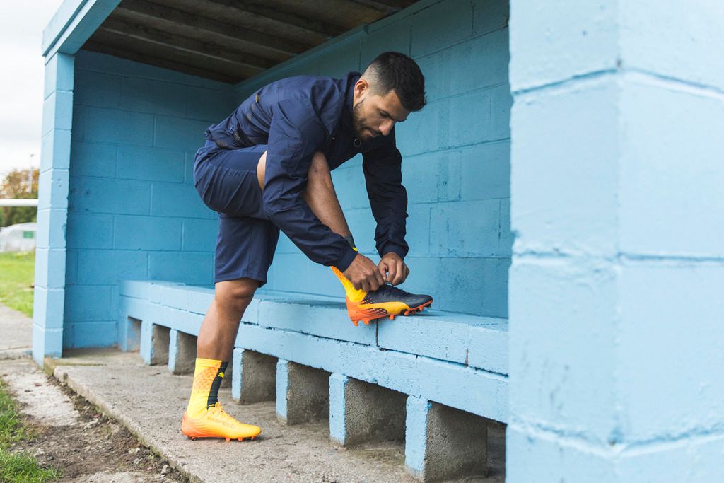PUMAFOOTBALL_Q2_evoSPEED_SergioAguumlero evoPOWER and evoSPEED colour updates released Run Ride Dive Home New Products