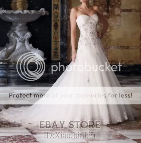 2012 hot white ivory Wedding Dresses Bridal Gown dress Custom SZ2  28 