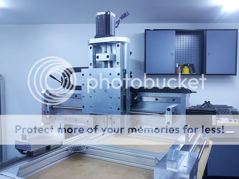 Build Thread cnc router , aluminum frame , pics only ...
