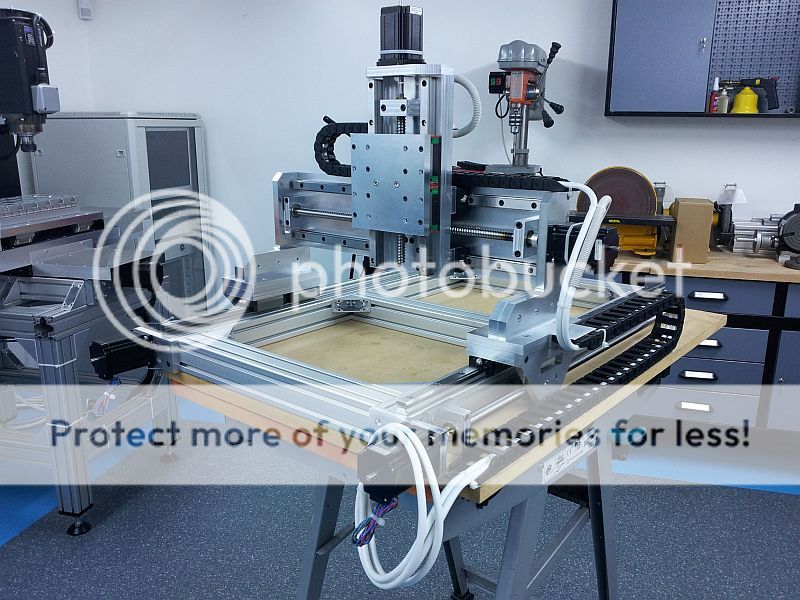 Build Thread cnc router , aluminum frame , pics only ...